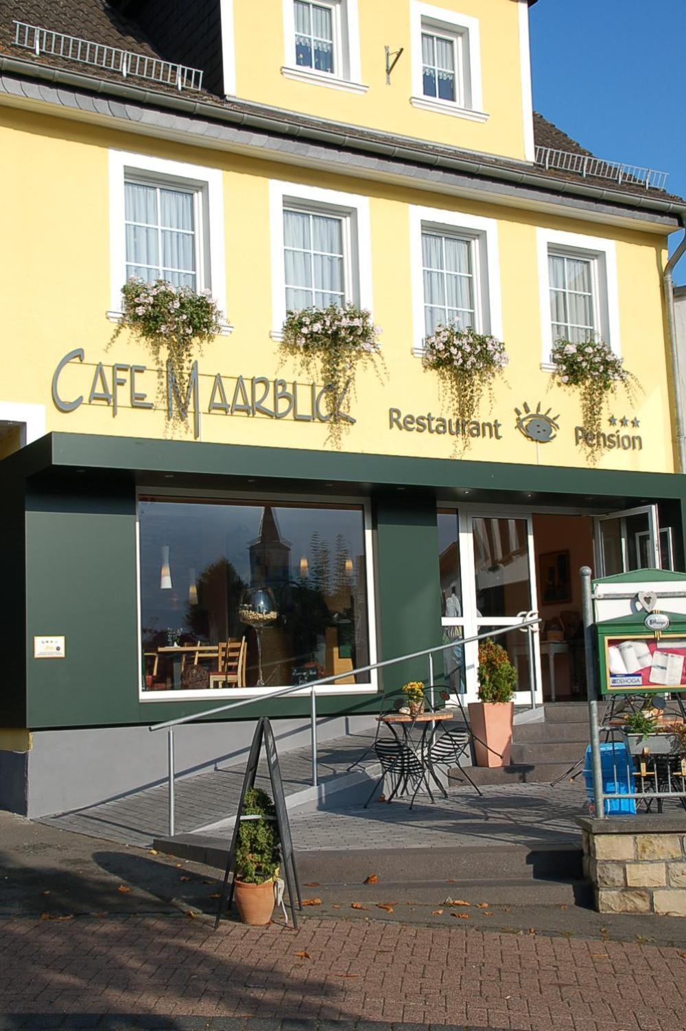 Hotel-Ferienwohnungen Cafe Maarblick Schalkenmehren Zewnętrze zdjęcie